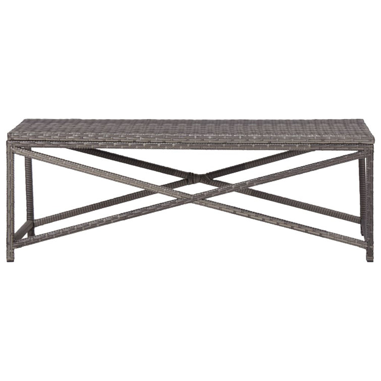 Latitude Run Zelienople Rattan Picnic Bench Wayfair.co.uk